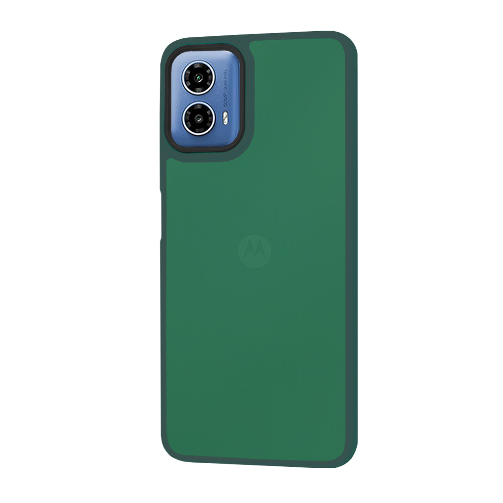 Custodia per Motorola Moto G45 / G34, Techsuit, HaloFrost, Verde