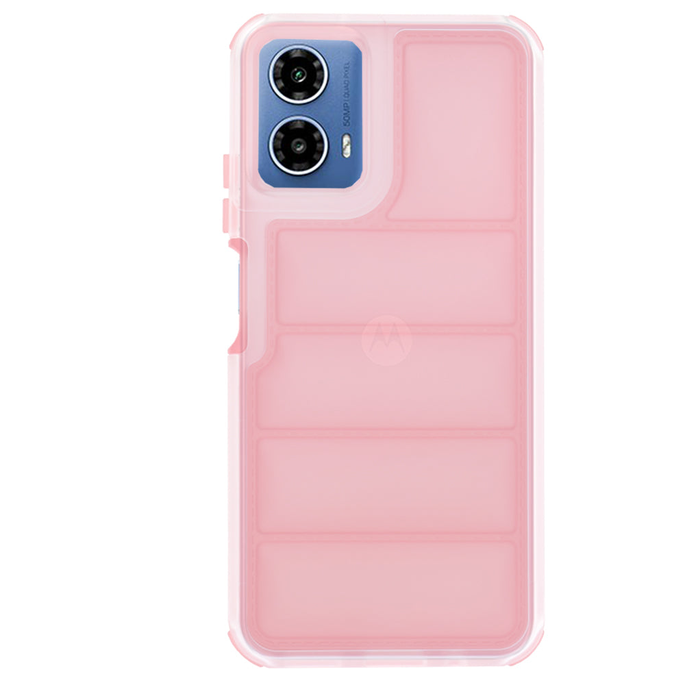 Custodia per Motorola Moto G45 / G34, Techsuit, Wave Shield, Rosa