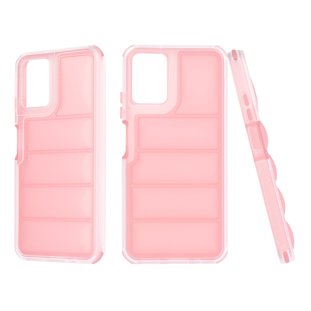 Custodia per Motorola Moto G45 / G34, Techsuit, Wave Shield, Rosa