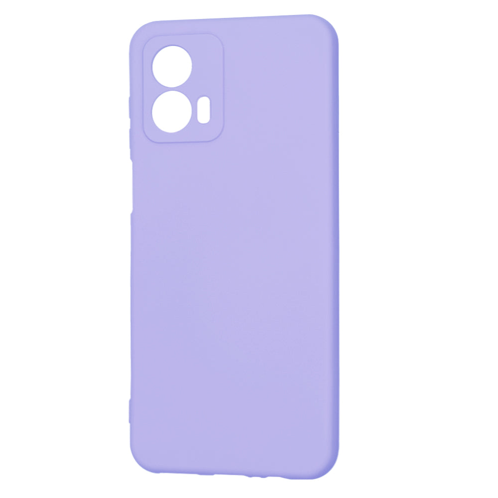 Custodia per Motorola Moto G53, Techsuit, SoftFlex, Viola Chiaro
