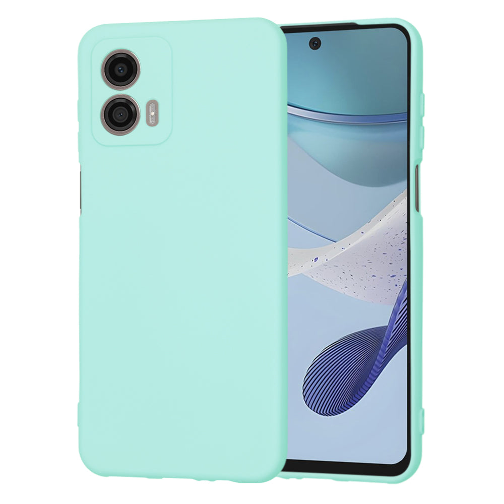 Custodia per Motorola Moto G53, Techsuit, SoftFlex, Turchese