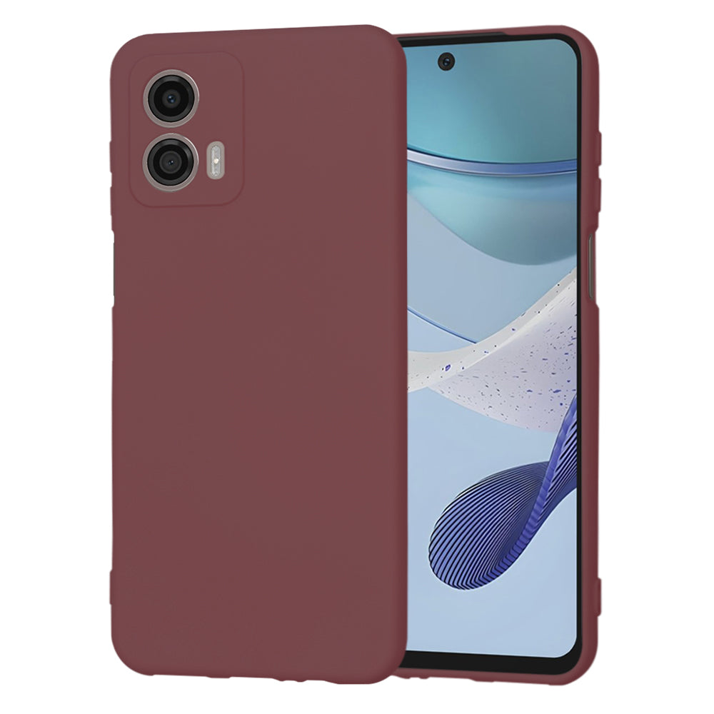 Custodia per Motorola Moto G53, Techsuit, SoftFlex, Vinaccia