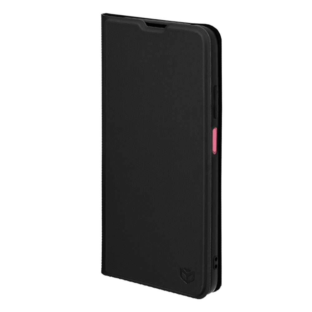 Custodia per Motorola Moto G67 Power / G57 Power, Techsuit, Magskin Book, Nera