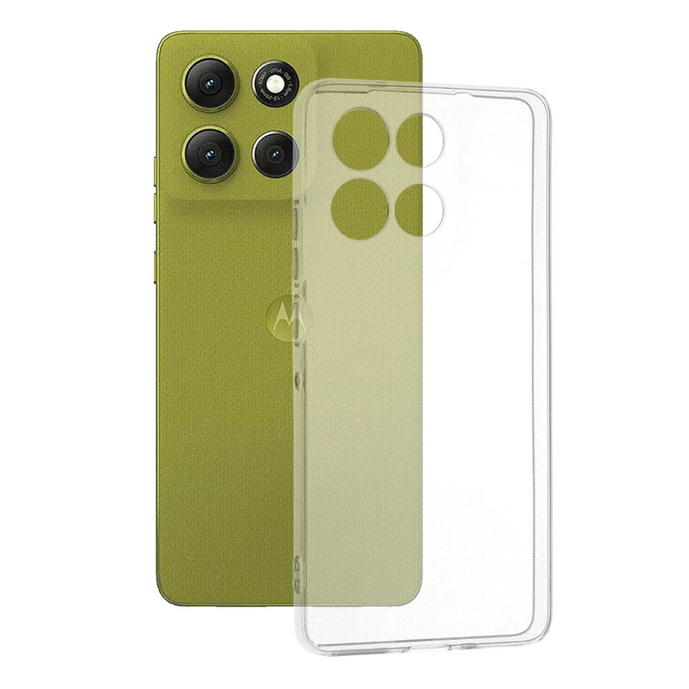 Custodia per Motorola Moto G86, Techsuit, Chiara, Trasparente