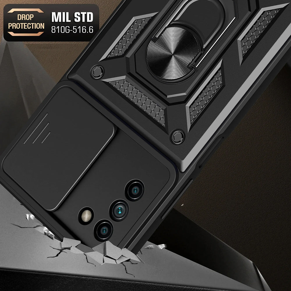 Custodia per Nokia G21 / G11, Techsuit, CamShield, Nera