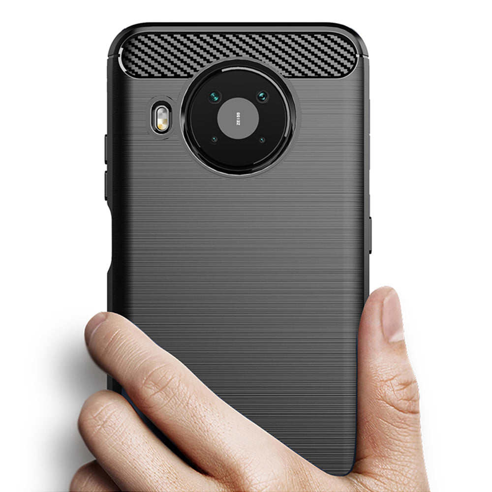 Custodia per Nokia X10 / X20, Techsuit, Carbonio, Nera