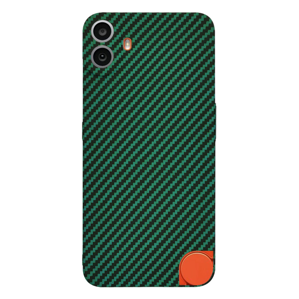 Custodia per Nothing CMF Phone 1, Techsuit, Carbonite FiberShell, Verde