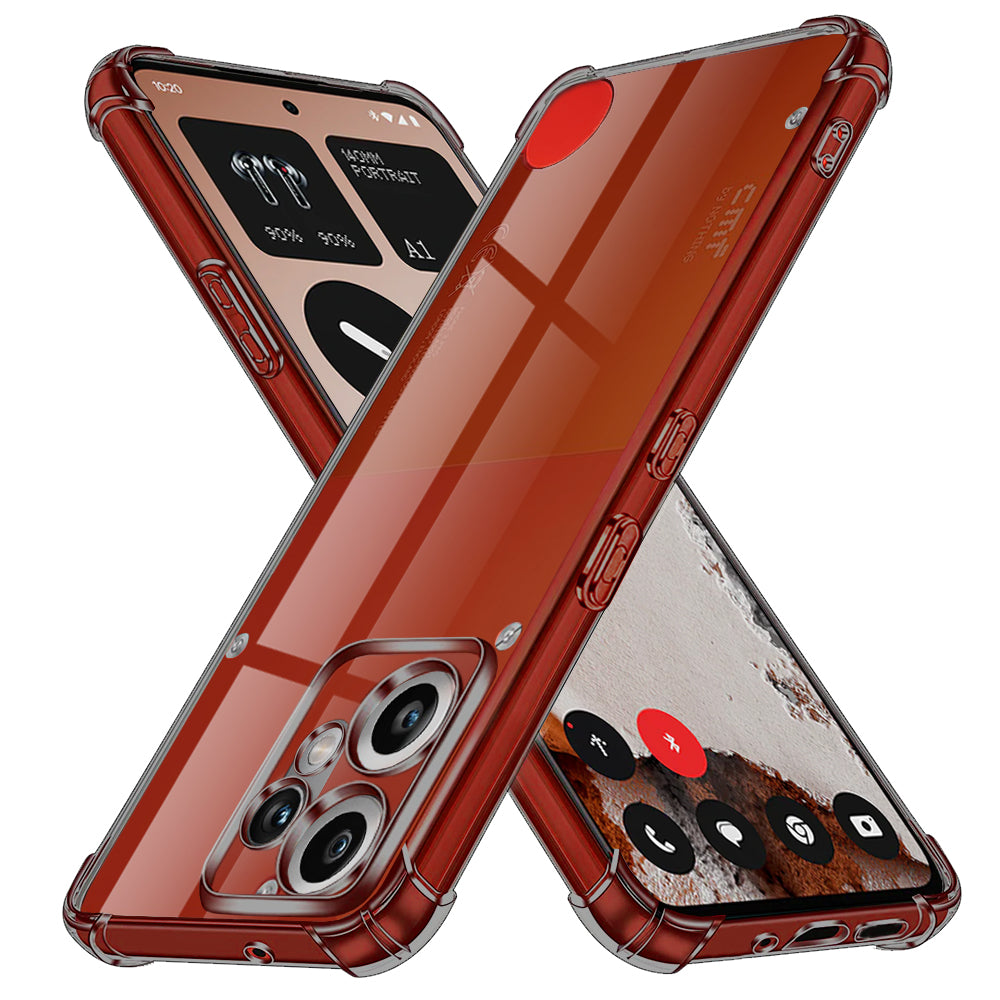 Custodia per Nothing CMF Phone 2 Pro, Techsuit, Shockproof Clear, Fumè