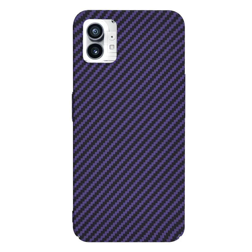 Custodia per Nothing Phone (1), Techsuit, Carbonite FiberShell, Viola