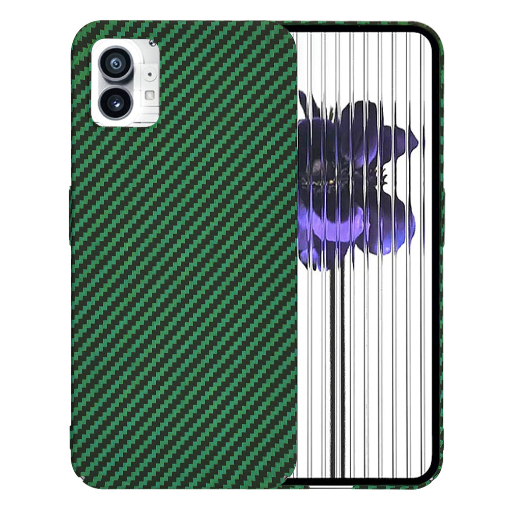 Custodia per Nothing Phone (1), Techsuit, Carbonite FiberShell, Verde