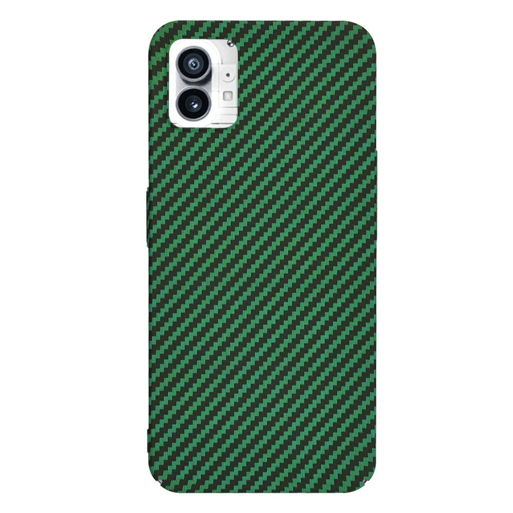 Custodia per Nothing Phone (1), Techsuit, Carbonite FiberShell, Verde
