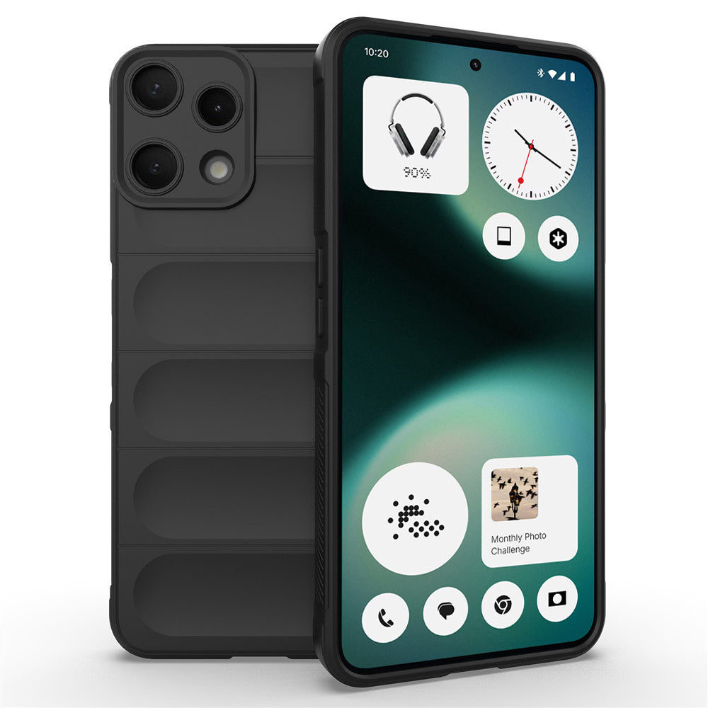 Custodia per Nothing Phone (3a) Lite, Techsuit, Magic Shield, Nera