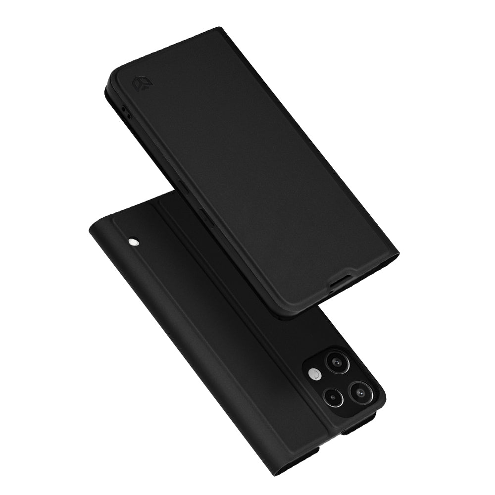 Custodia per Nothing Phone (3a) Lite, Techsuit, Magskin Book, Nera
