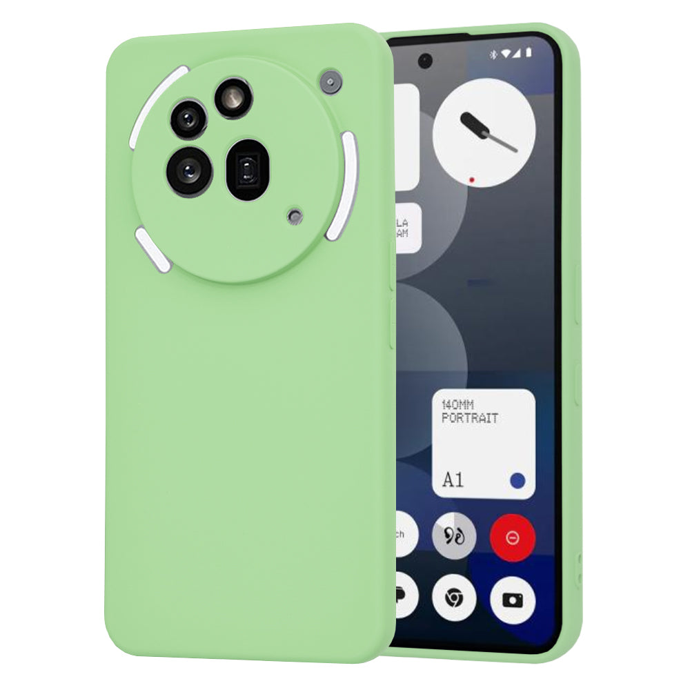 Custodia per Nothing Phone (3a) Pro, Techsuit, SoftFlex, Verde Chiaro