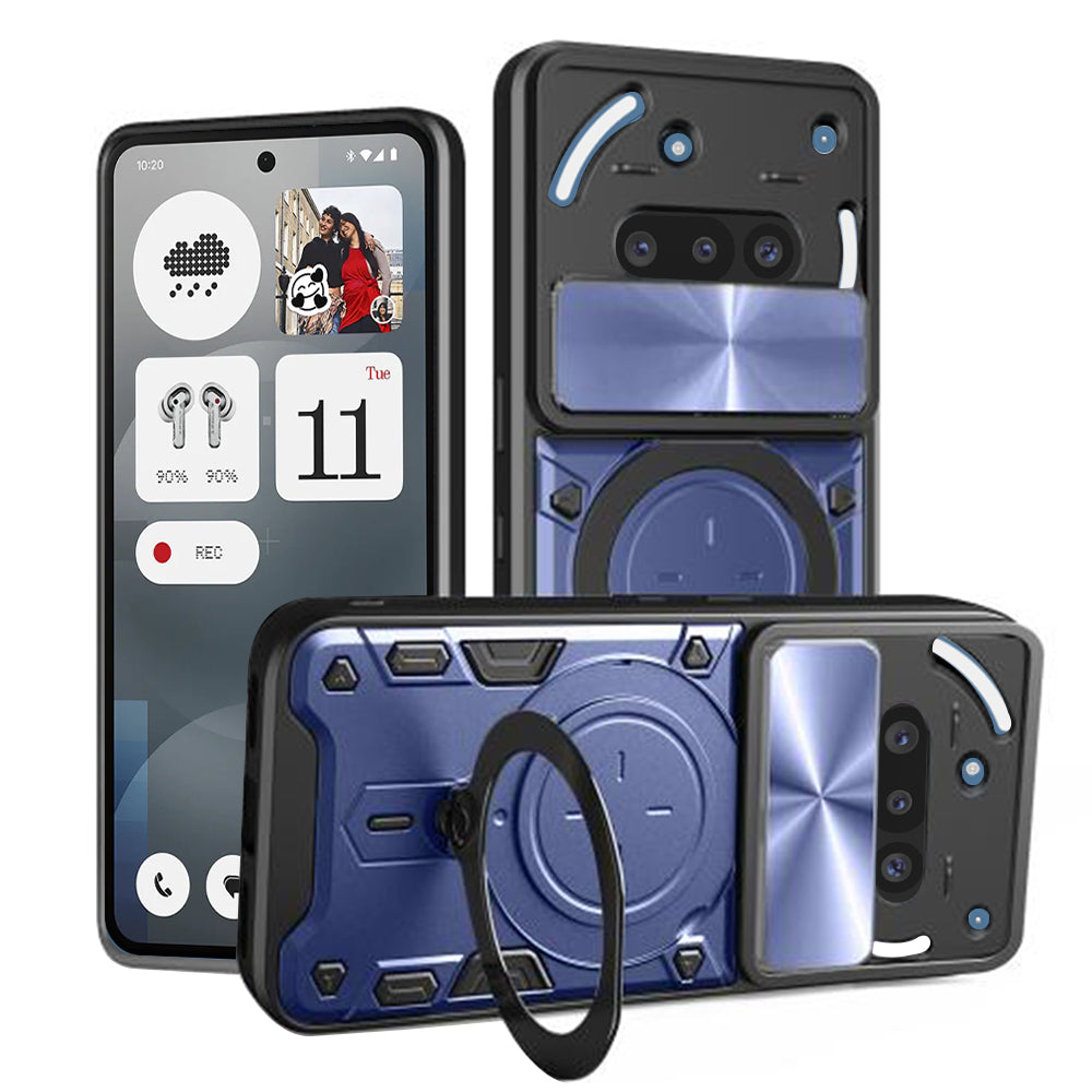 Custodia per Nothing Phone (3a), Techsuit, CamGuard Pro, Blu