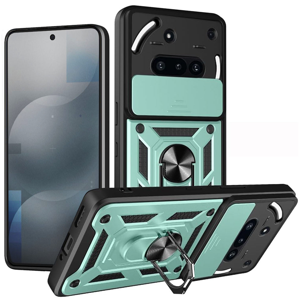 Custodia per Nothing Phone (3a), Techsuit, CamShield, Verde