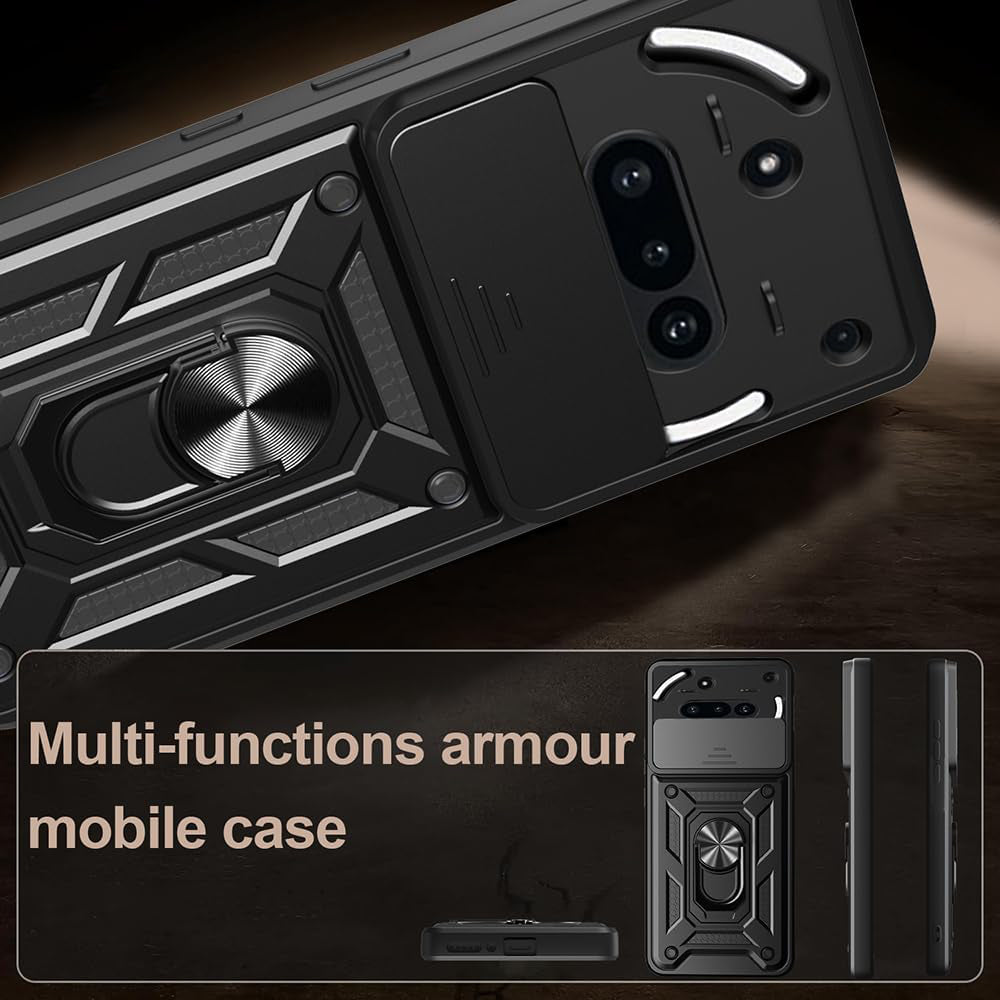 Custodia per Nothing Phone (3a), Techsuit, CamShield, Verde