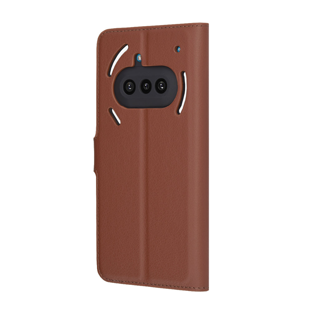 Custodia per Nothing Phone (3a), Techsuit, Leather Folio, Marrone