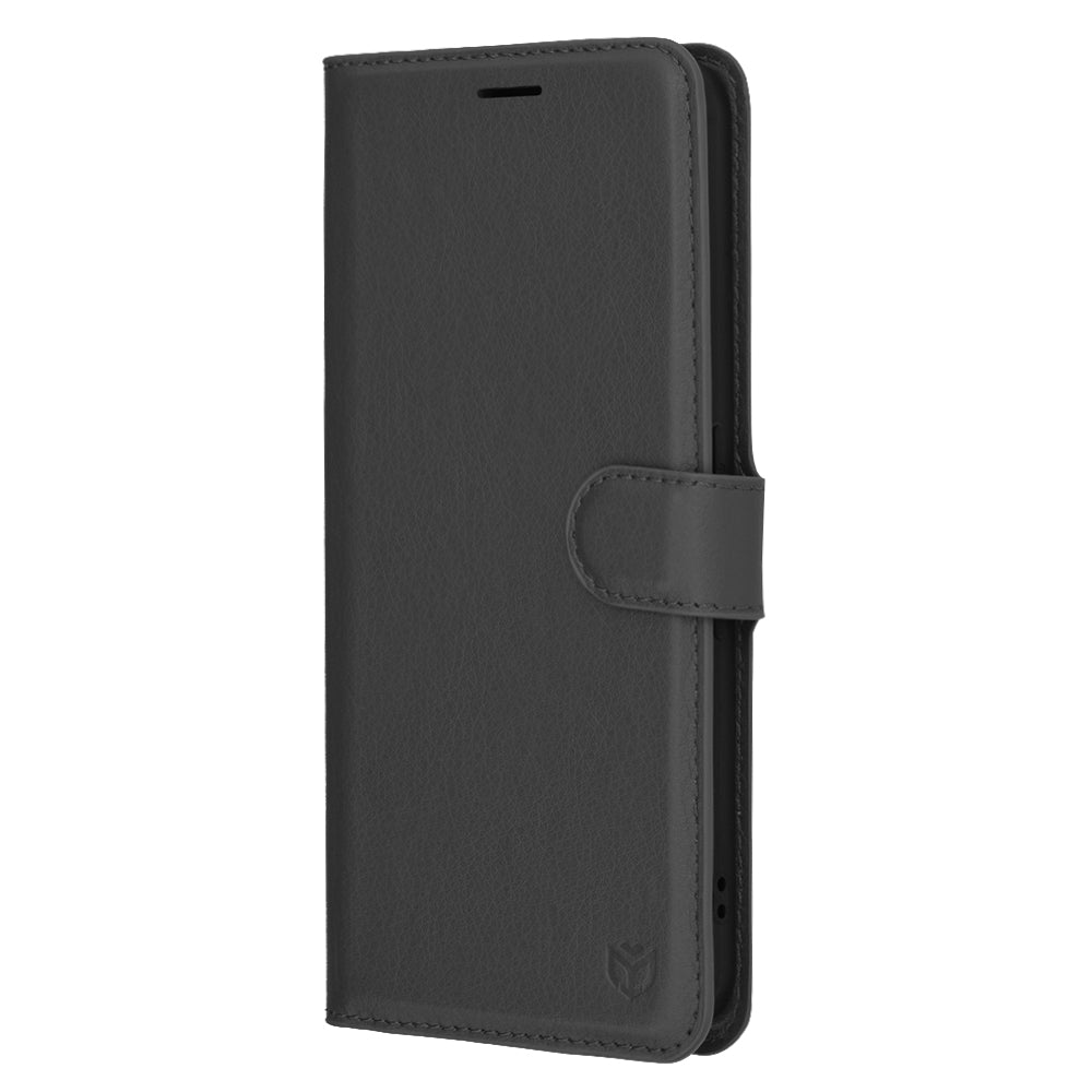 Custodia per Nothing Phone (3a), Techsuit, Leather Folio, Nera