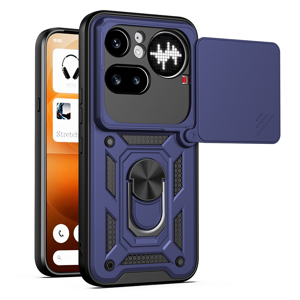 Custodia per Nothing Phone (4a) Pro, Techsuit, CamShield, Blu