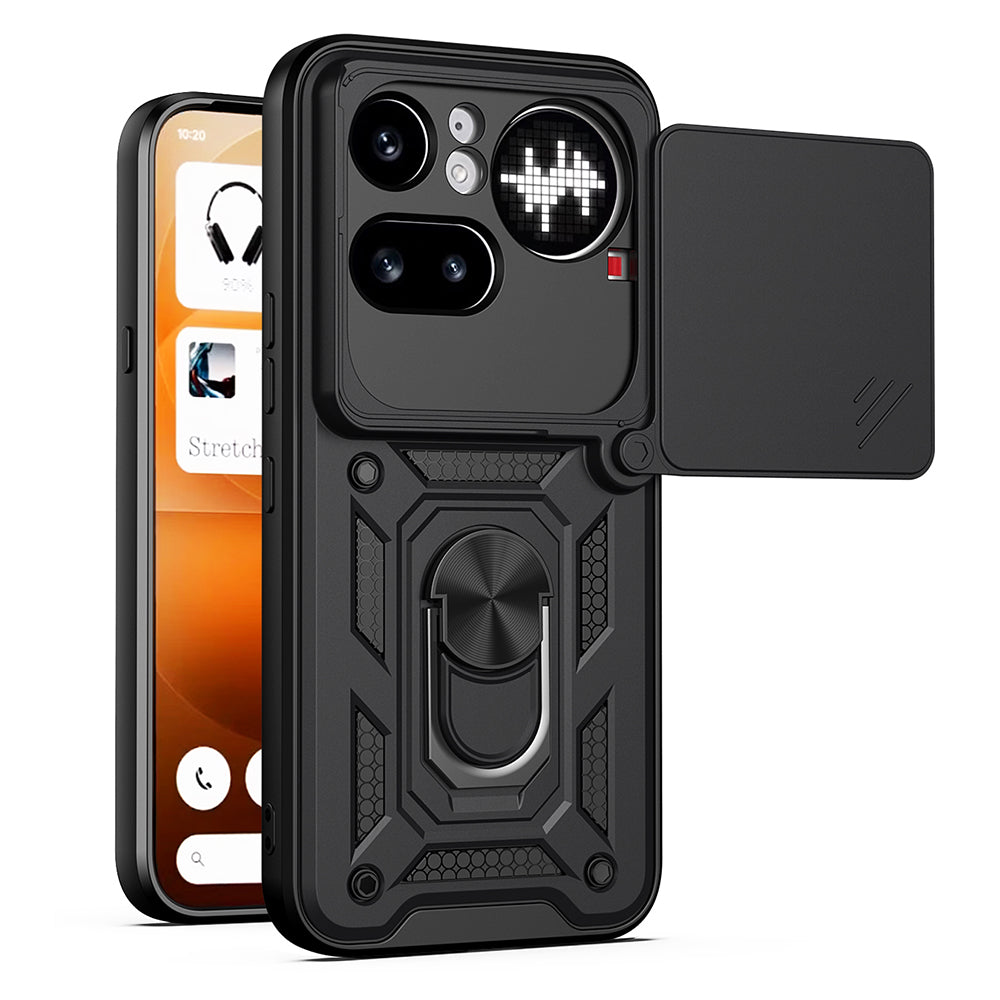Custodia per Nothing Phone (4a) Pro, Techsuit, CamShield, Nera