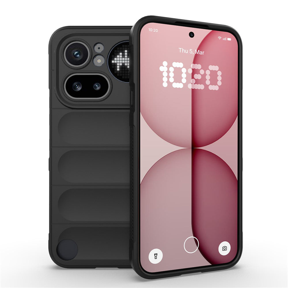 Custodia per Nothing Phone (4a) Pro, Techsuit, Magic Shield, Nera