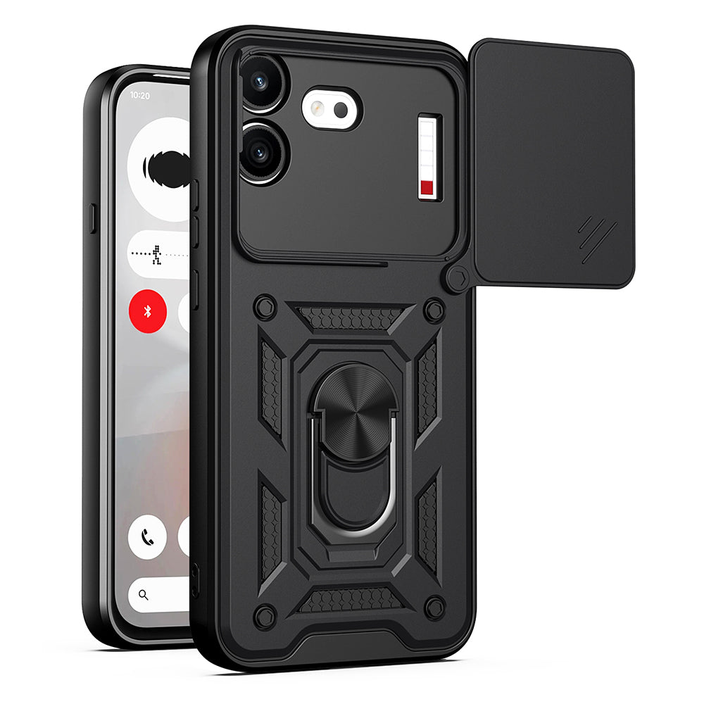 Custodia per Nothing Phone (4b), Techsuit, CamShield, Nera