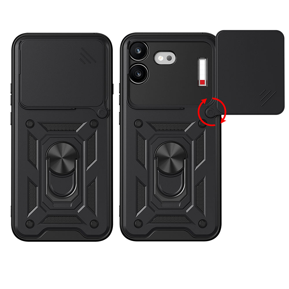 Custodia per Nothing Phone (4b), Techsuit, CamShield, Nera
