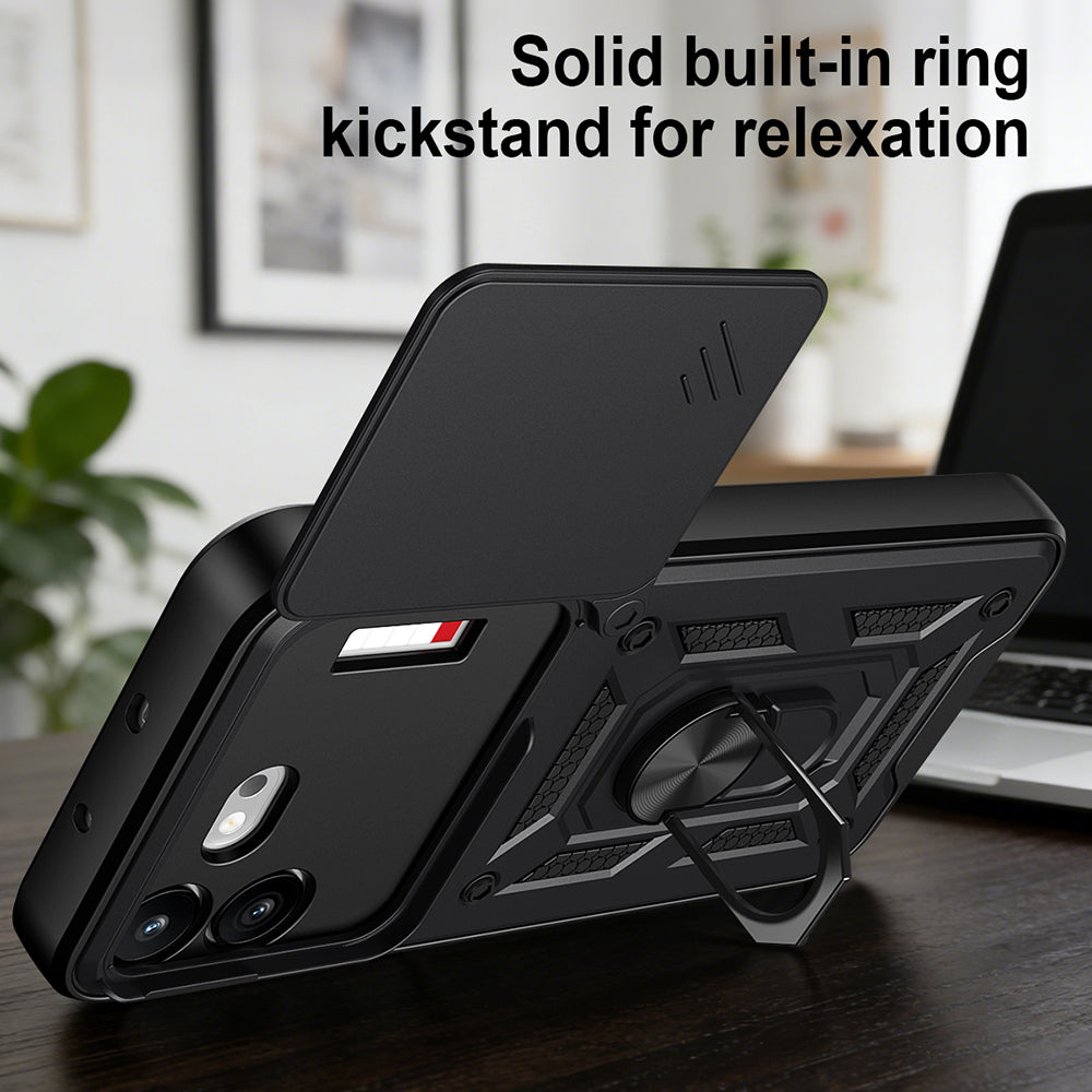 Custodia per Nothing Phone (4b), Techsuit, CamShield, Nera
