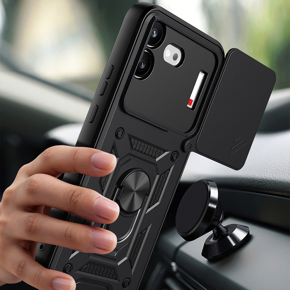 Custodia per Nothing Phone (4b), Techsuit, CamShield, Nera