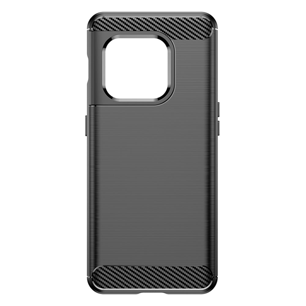Custodia per OnePlus 10 Pro, Techsuit, Carbonio, Nera