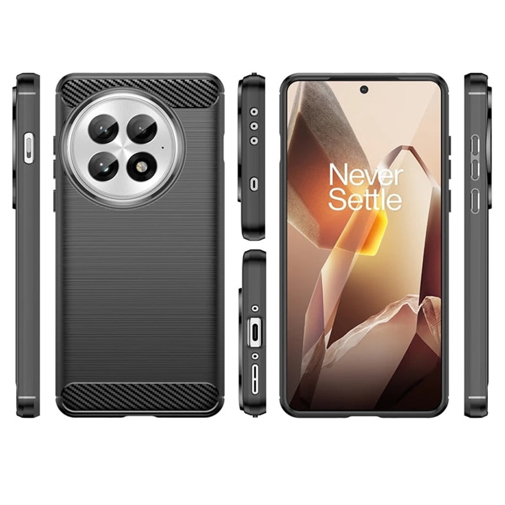 Custodia per OnePlus 13, Techsuit, Carbonio, Blu