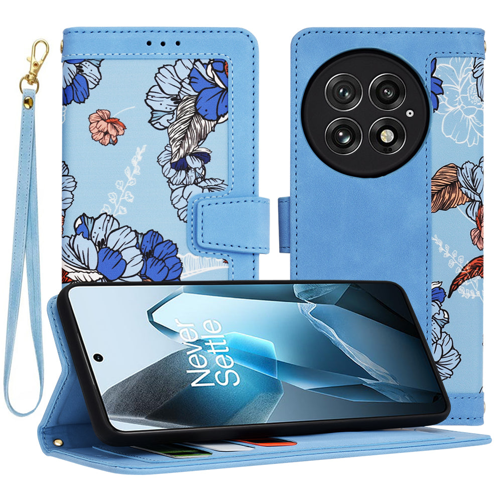 Custodia per OnePlus 13, Techsuit, FlipCraft, Blu