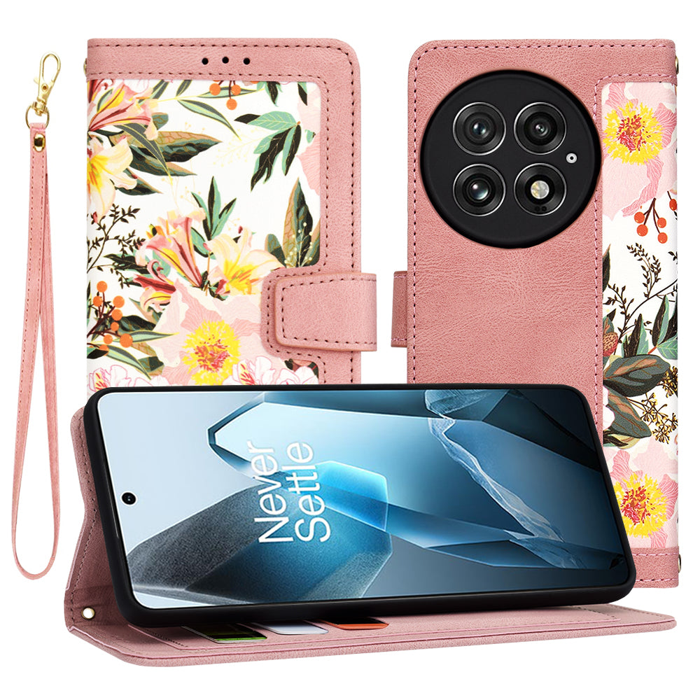 Custodia per OnePlus 13, Techsuit, FlipCraft, Rosa