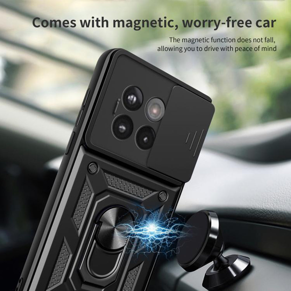 Custodia per OnePlus 13R, Techsuit, CamShield, Blu