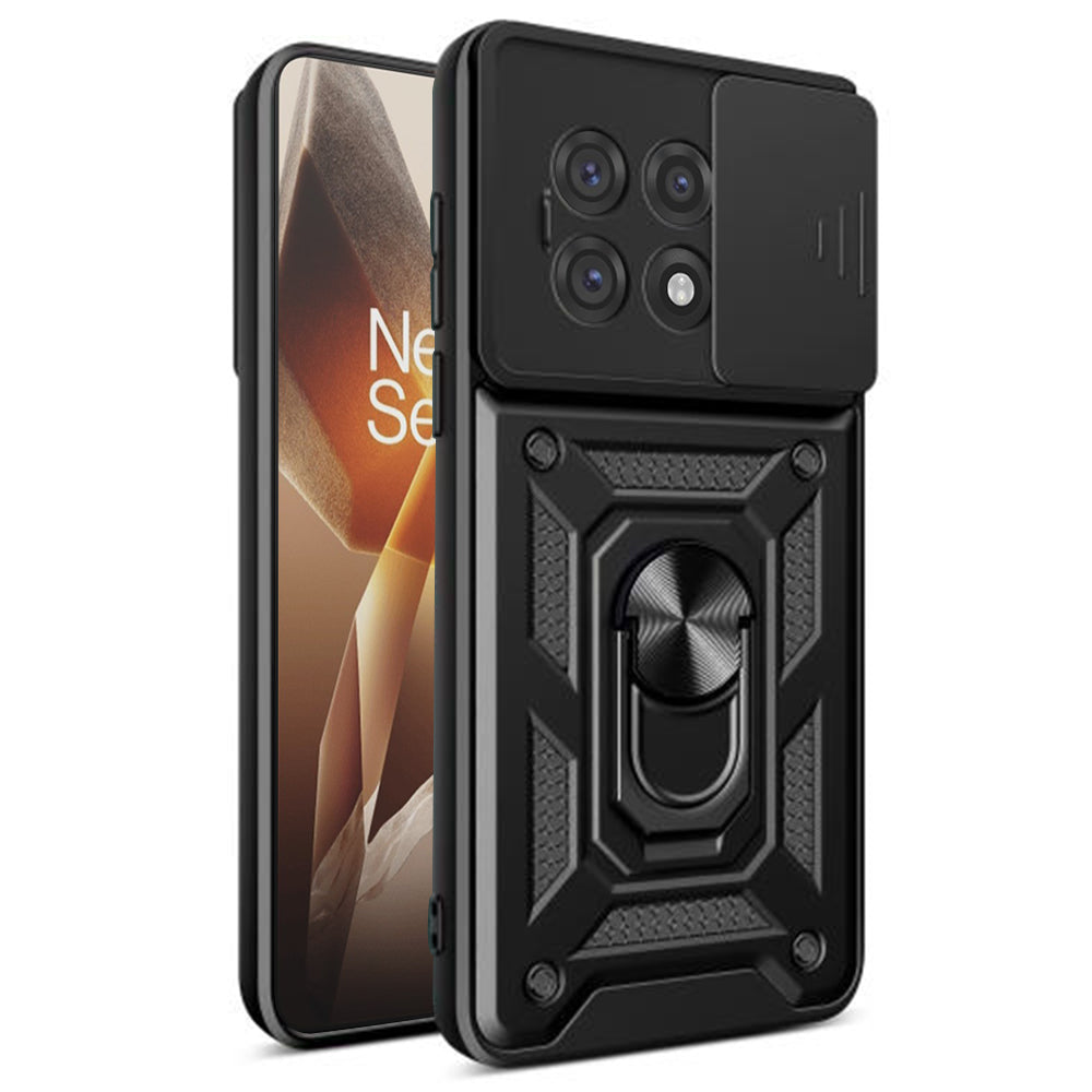 Custodia per OnePlus 13R, Techsuit, CamShield, Nera