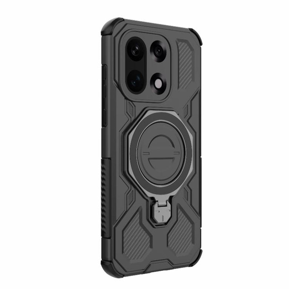 Custodia per OnePlus 15, Techsuit, Carbon Shield Pro, Nera