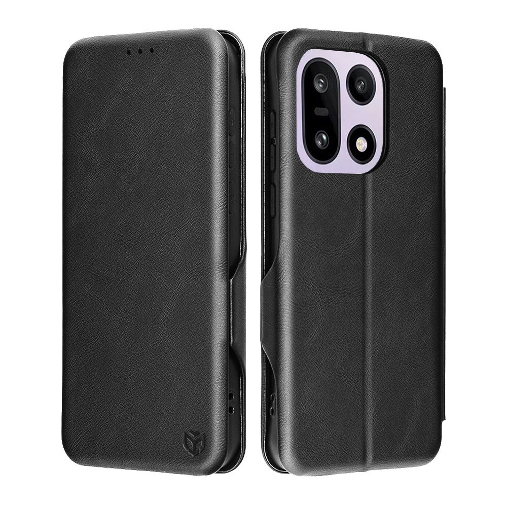 Custodia per OnePlus 15, Techsuit, Safe Wallet Plus, Nera
