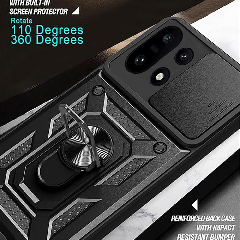 Custodia per OnePlus 15R, Techsuit, CamShield, Blu