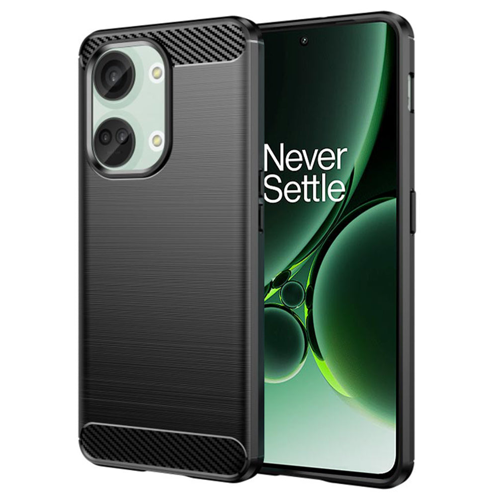 Custodia per OnePlus Nord 3, Techsuit, Carbonio, Nera