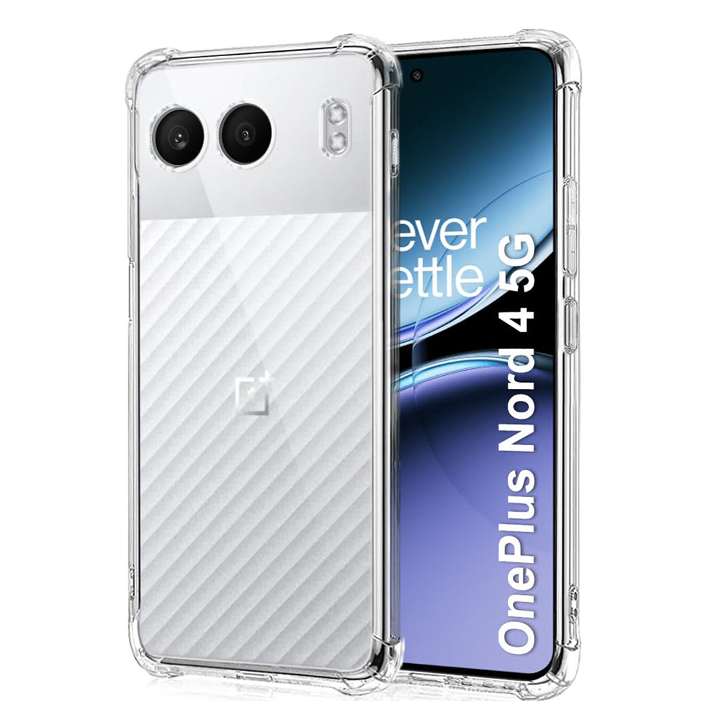 Custodia per OnePlus Nord 4, Techsuit, Shockproof Clear, Trasparente