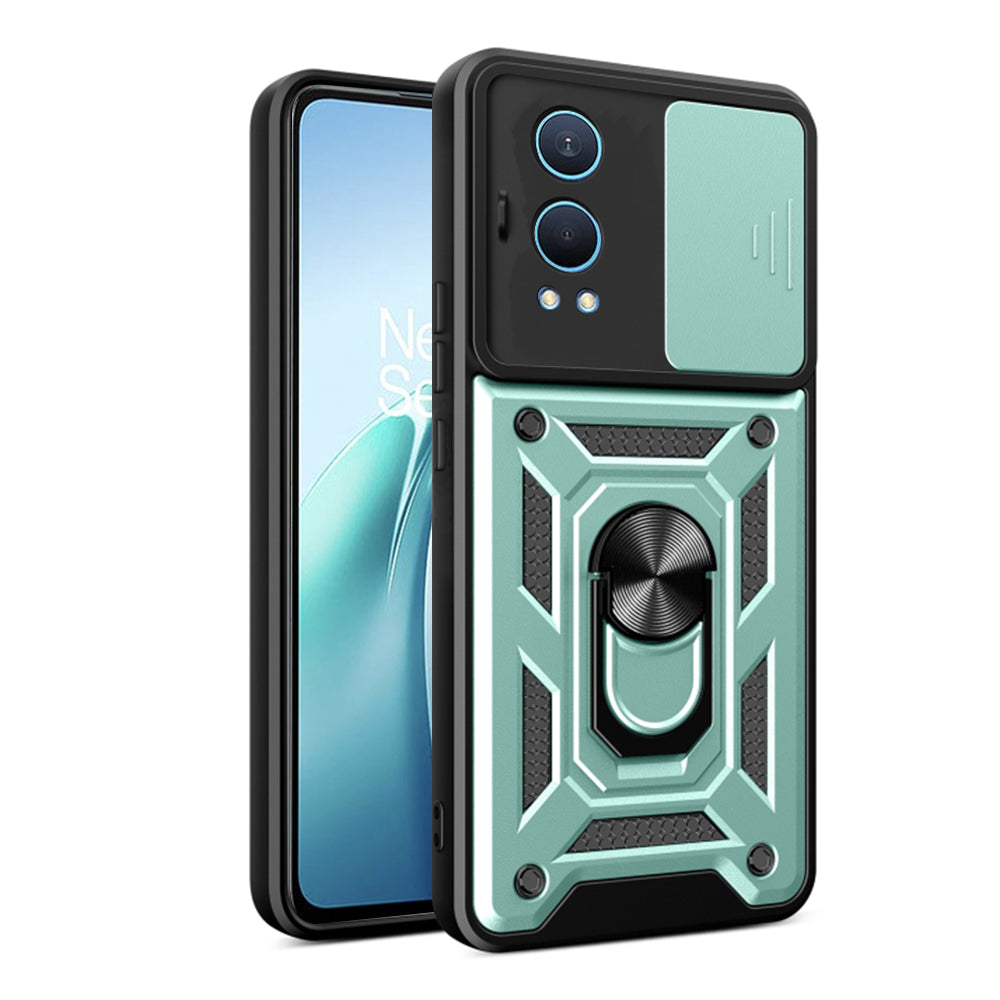 Custodia per OnePlus Nord CE4 Lite, Techsuit, CamShield, Verde