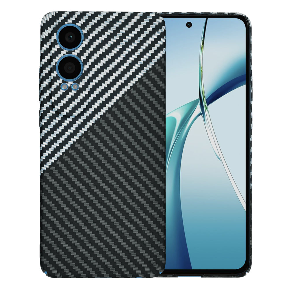 Custodia per OnePlus Nord CE4 Lite, Techsuit, Carbonite FiberShell, Nero Grigio