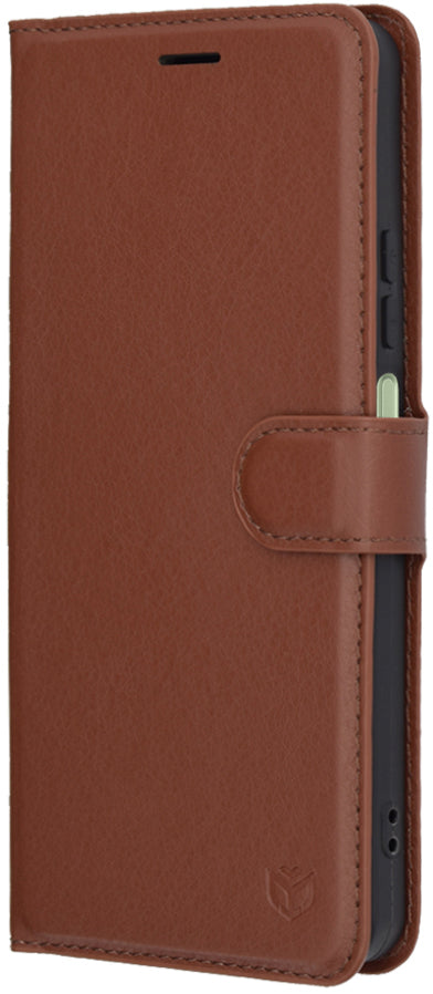 Custodia per Oppo A5 Pro 4G / A5 Pro, Techsuit, Leather Folio, Marrone