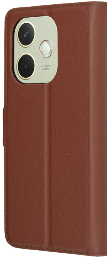 Custodia per Oppo A5 Pro 4G / A5 Pro, Techsuit, Leather Folio, Marrone