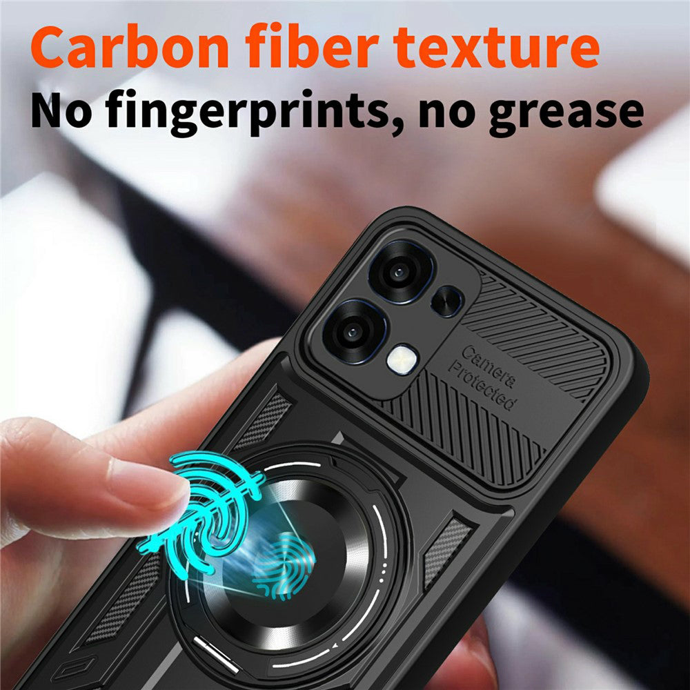 Custodia per Oppo A6 Pro 5G / A6 Pro 4G, Techsuit, RuggedCam, Viola