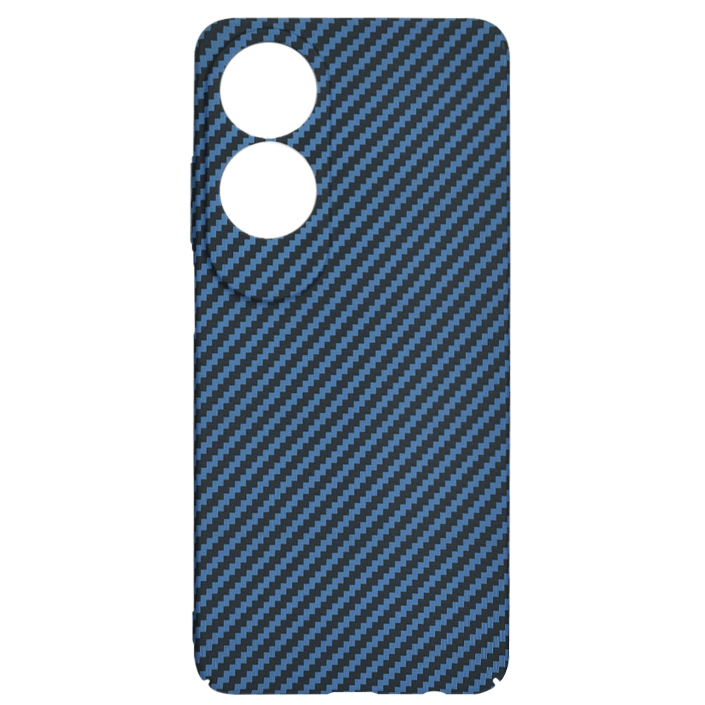 Custodia per Oppo A60, Techsuit, Carbonite FiberShell, Turchese
