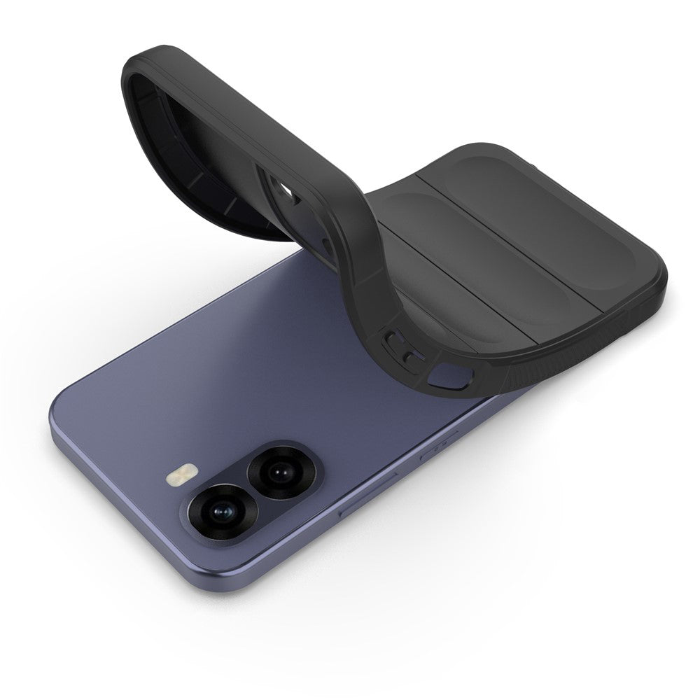 Custodia per Oppo A6x 4G / A6x, Techsuit, Magic Shield, Nera