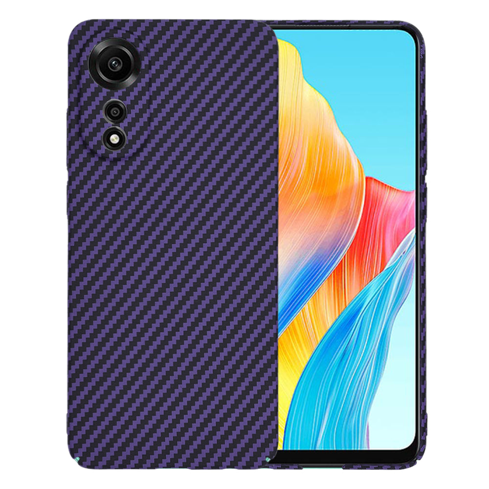 Custodia per Oppo A78 4G, Techsuit, Carbonite FiberShell, Viola