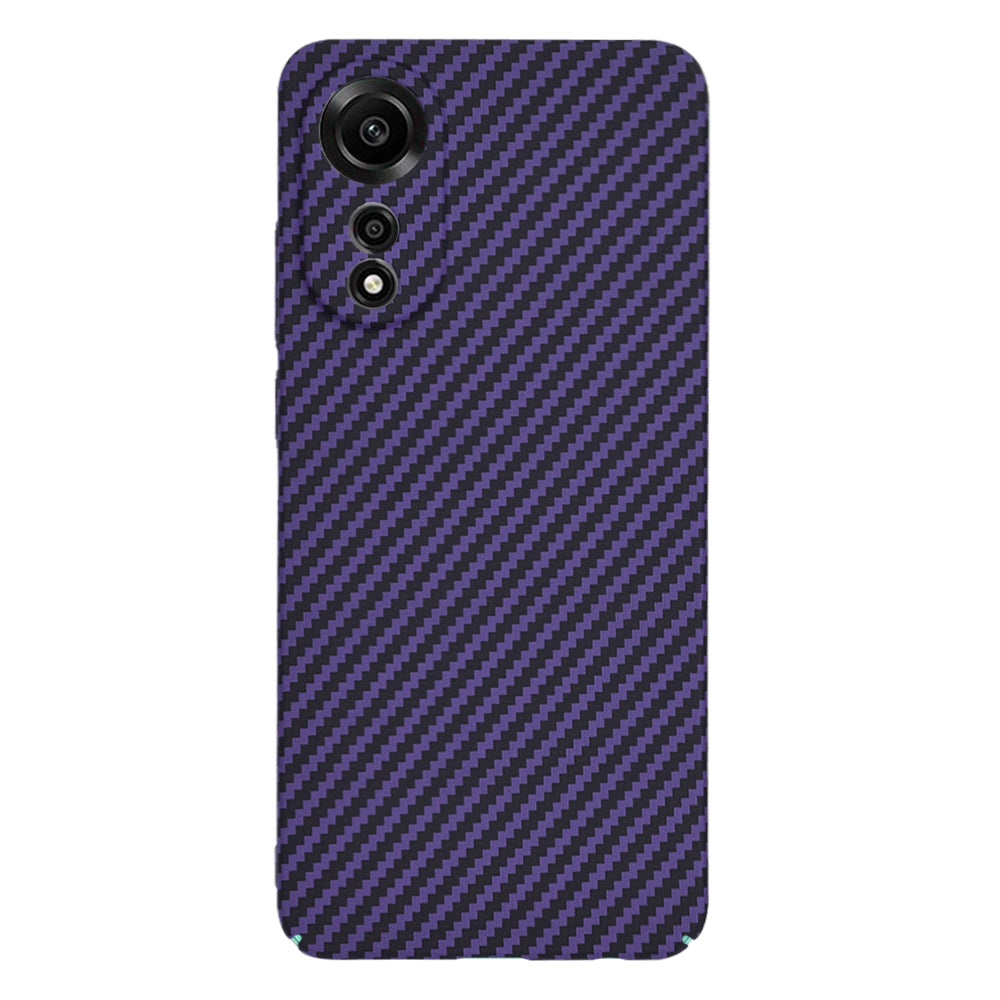 Custodia per Oppo A78 4G, Techsuit, Carbonite FiberShell, Viola